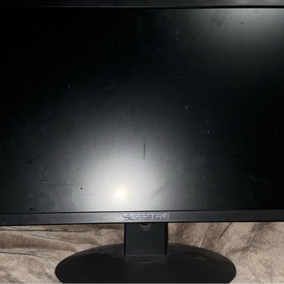 Black LED Monitor Stand - Picture 1 of 2